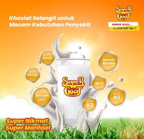 iklan susu super goat