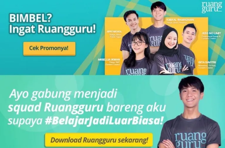 iklan ruang guru