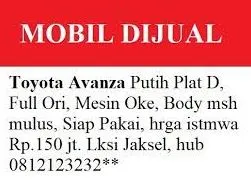 gambar iklan mini mobil toyota avanza