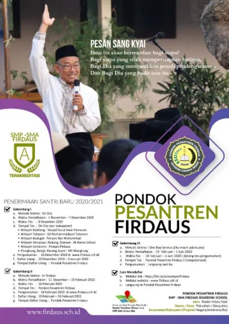 contoh iklan pendidikan pesantren