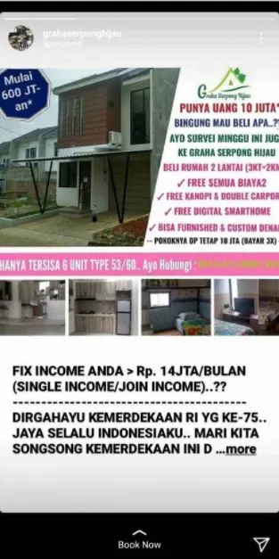 iklan rumah di instagram