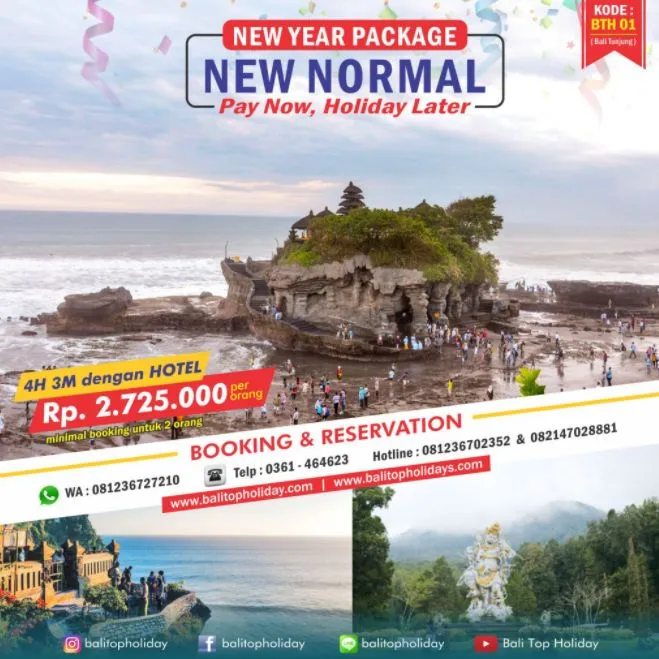 iklan poster paket wisata bali