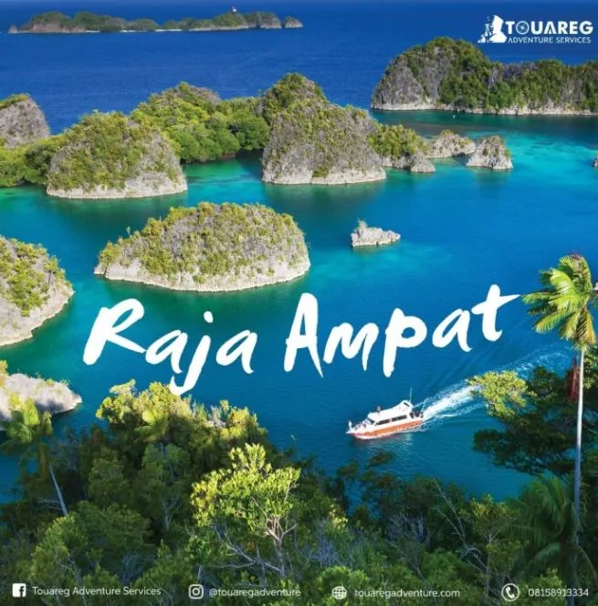 poster iklan wisata raja ampat