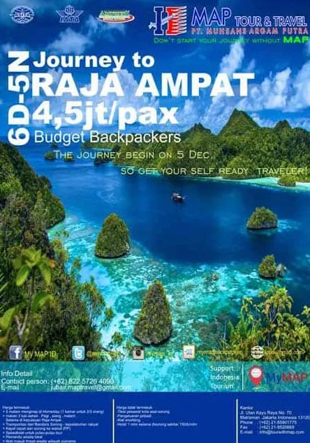 iklan wisata paket promo raja ampat