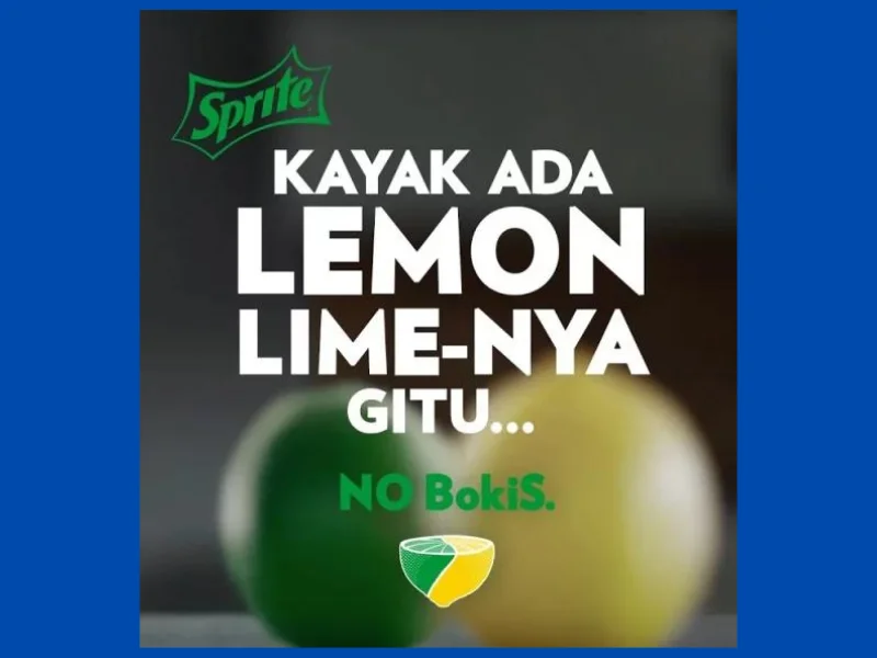 sprite ada lime lemonnya